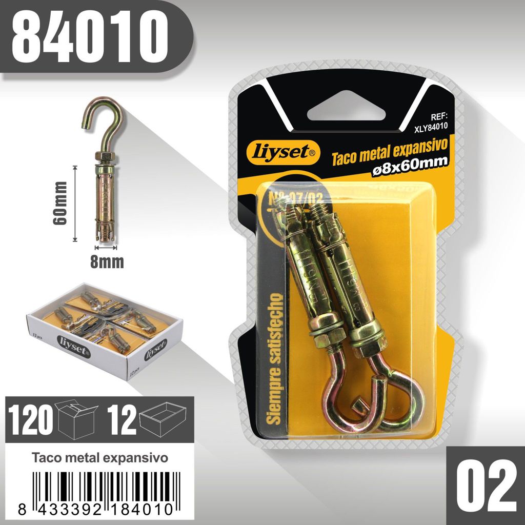 Liyset - Taco Metal Expansivo