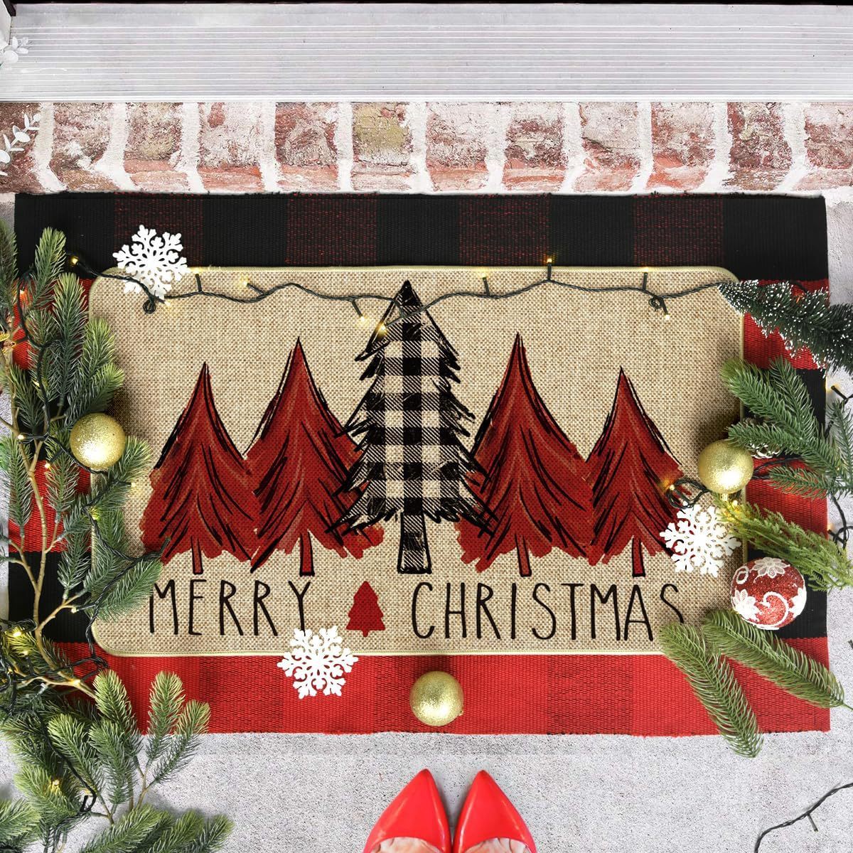 Navidad - Tapete decorativo navideño - Zhibo