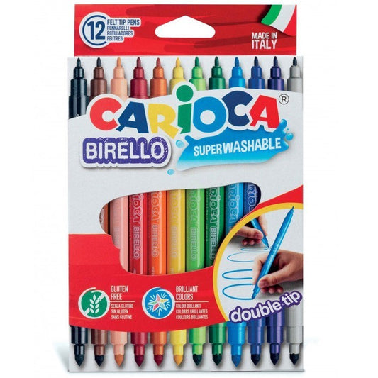 Carioca- Birello Paperboard Wallet - 12 uds - Zhibo