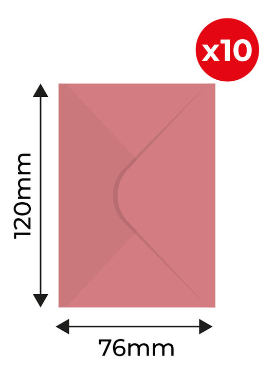 Zp - 10 SOBRES 76X120 COLORES