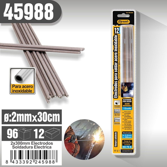 Liyset - Electrodos de soldadura eléctrica con rango de corriente de 60-70 A