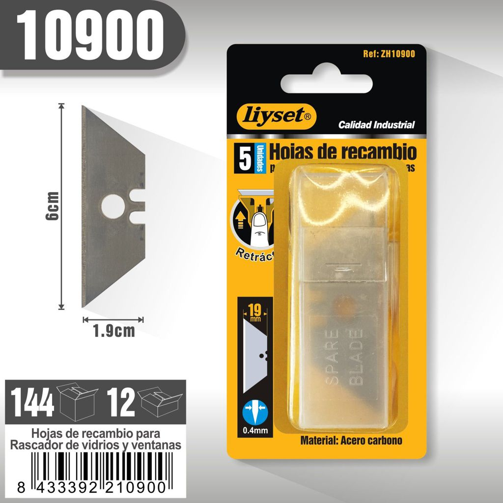 Liyset - Hojas de Recambio 1.9 x 6cm