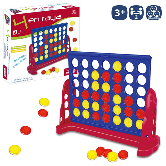 JUEGO 4 EN LINEA CAJA 31X31 CM