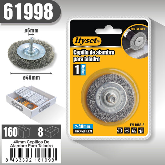 Liyset - Cepillo de Alambre para Taladro