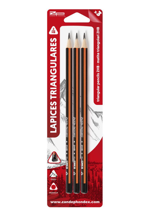 Zp - 3 LAPICES TRIANGULARES 2HB