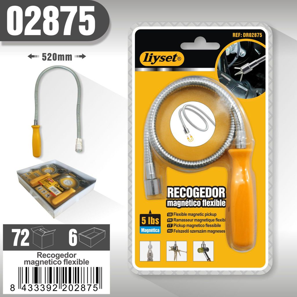 Liyset - Recogedor Magnético Flexible
