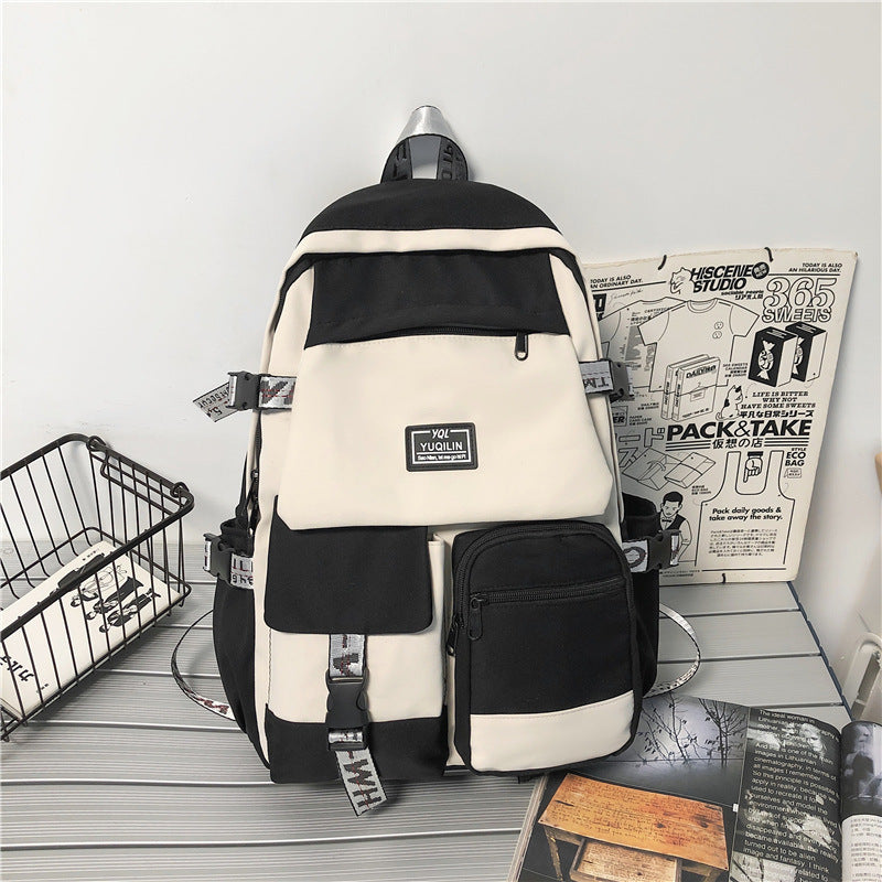 Junior High School College Students Backpack - Zhibo