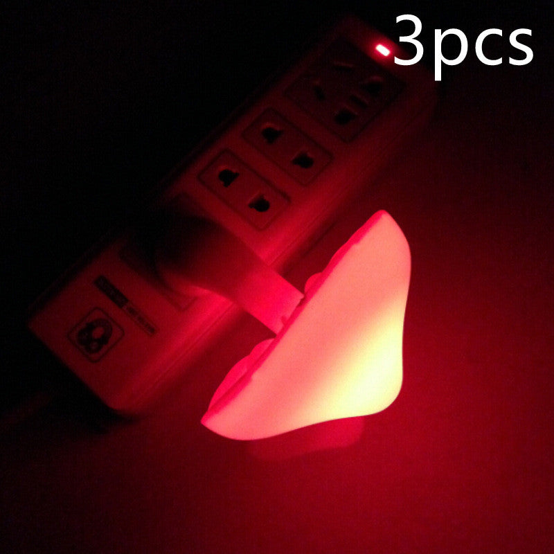 Lámpara de pared con luz nocturna LED tipo hongo
