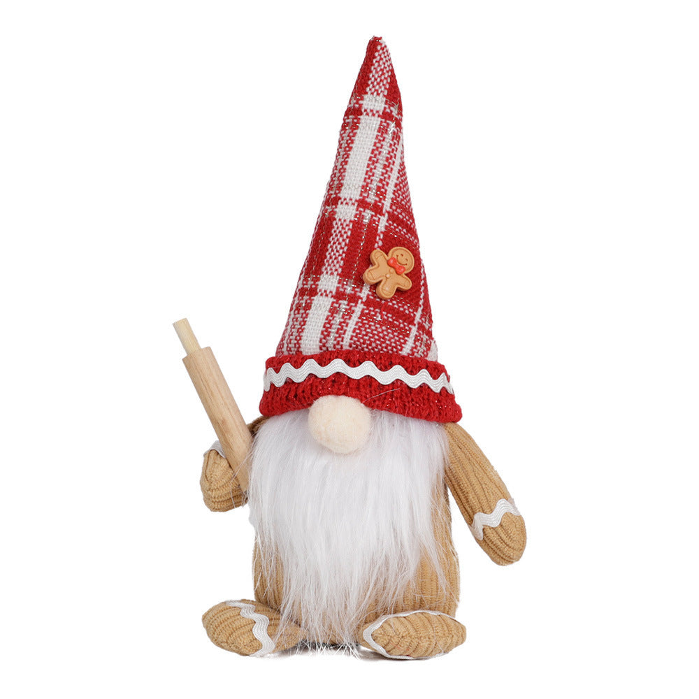 Navidad - Adornos de ancianos sin rostro - Zhibo