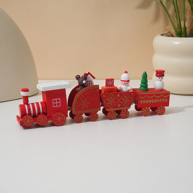 Navidad - Tren de madera - Zhibo