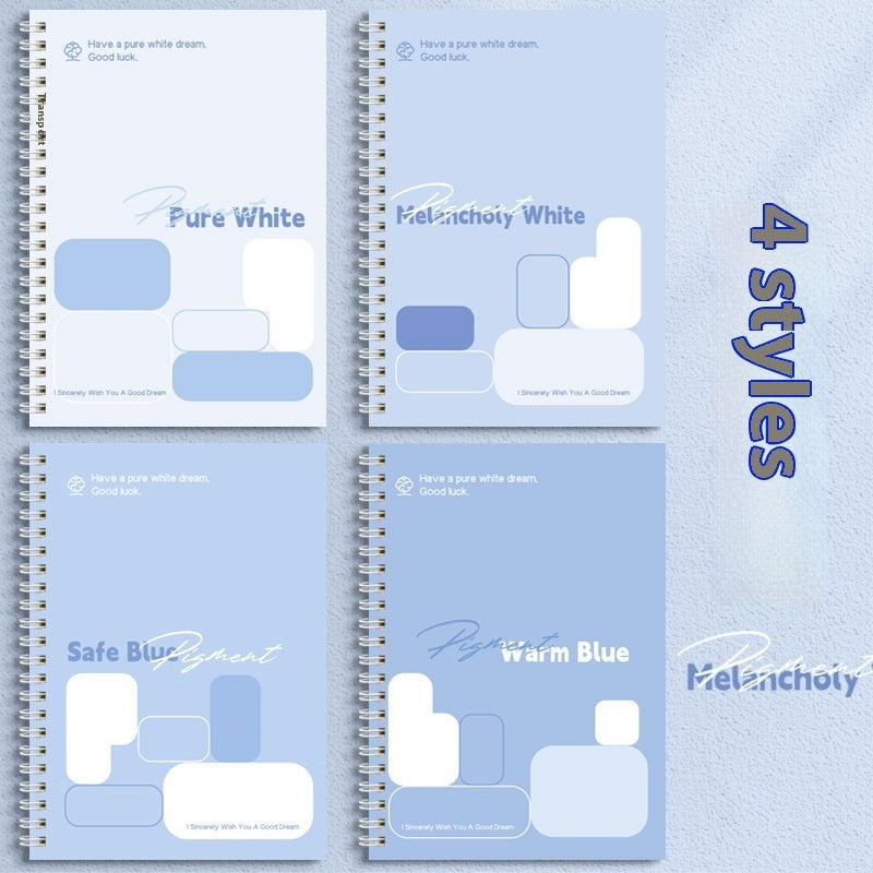 Cuaderno Espiral Azul A5 - Zhibo
