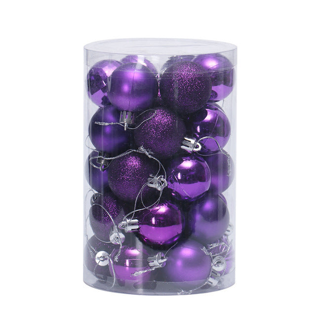 Navidad - Conjunto de 34 bolas de Navidad - Zhibo