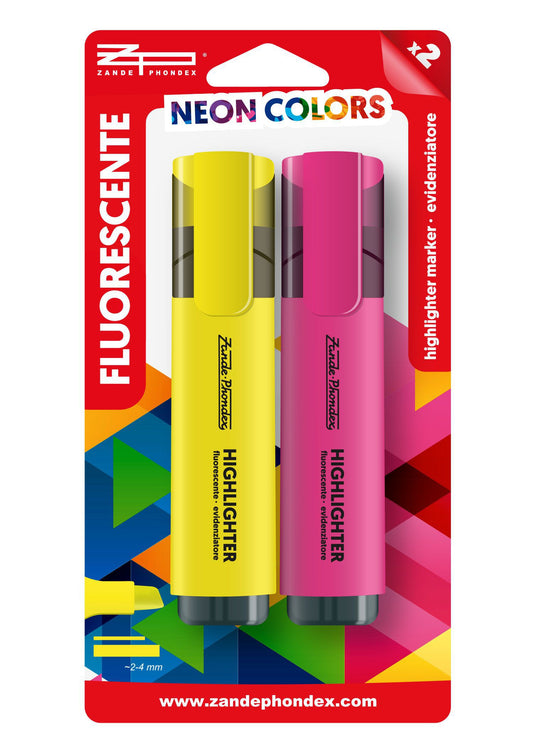 Zp - 2 FLUORESCENTES COLORES