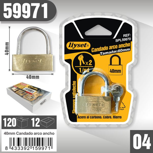 Liyset - Candado Arco Ancho