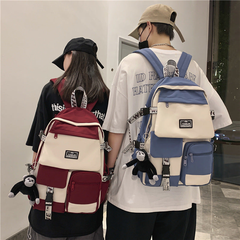 Junior High School College Students Backpack - Zhibo