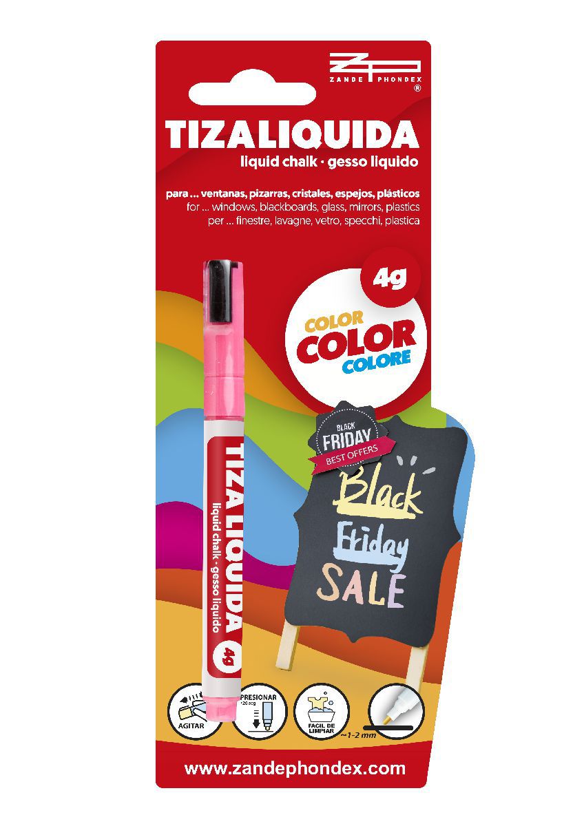 Zp - B/ROTULADOR TIZA LIQUIDA 4 GRS