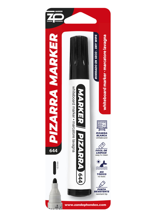 Zp - B/ MARCADOR PIZARRA GRANDE NEGRO