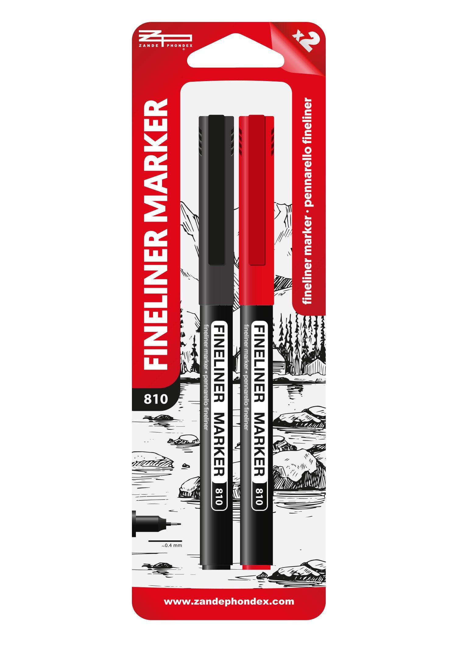 Zp - B/ ROTULADOR EXTRAFINO 0.4mm