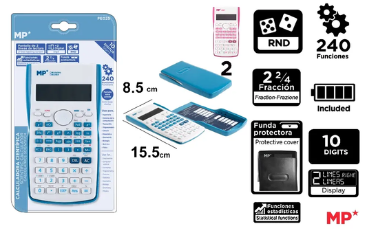 MP -  CALCULADORA CIENTÍFICA DE COLORES