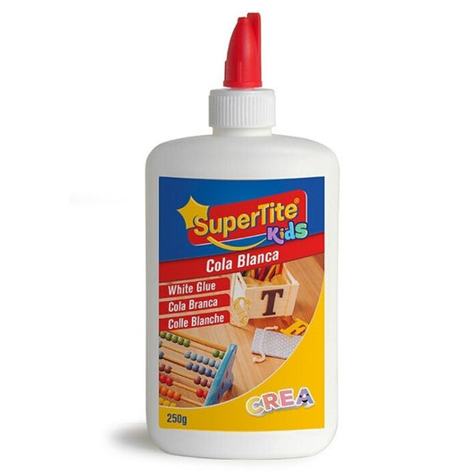 Supertite - COLA BLANCA ESCOLAR, Bot 250g (6/72)