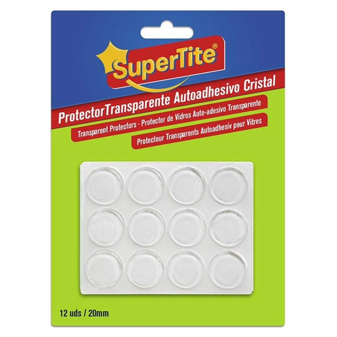 Supertite - PROTECTOR ADH CRISTAL,20mm Bli12 uds