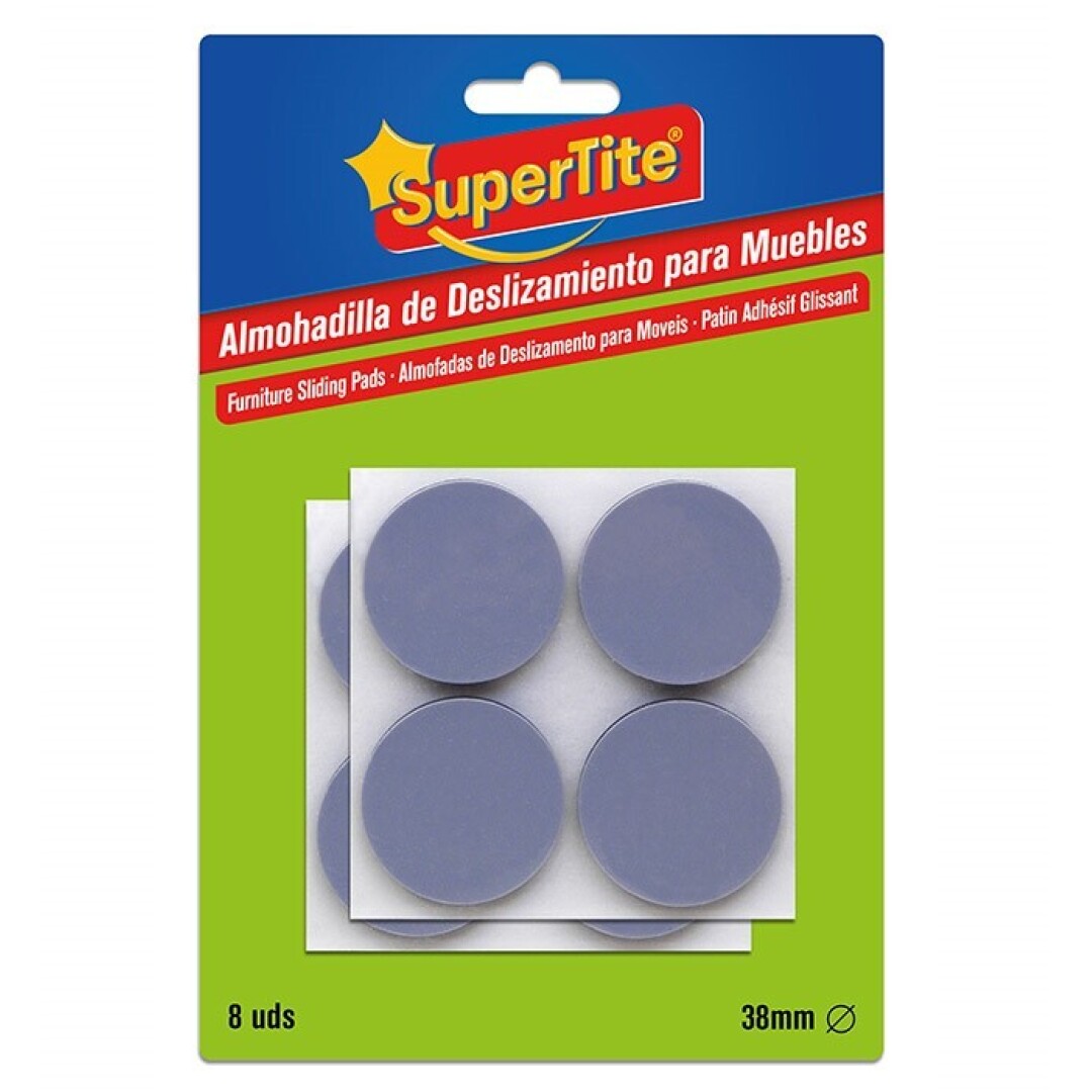 Supertite - ALMOHA DESLIZA CIR,38mm Blis. 8uds