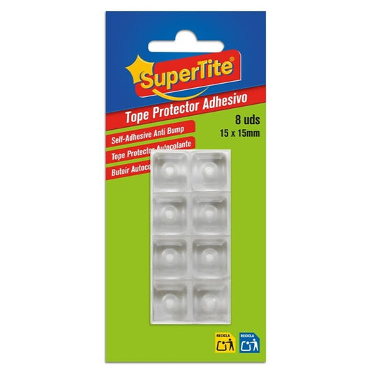 Supertite - TOPE PROT TRANSP, 15x15mm Bli