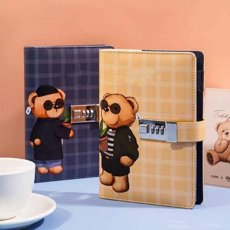 Libreta de contraseñas con tarjeta Tide B6 con cerradura, libro de contabilidad - Zhibo