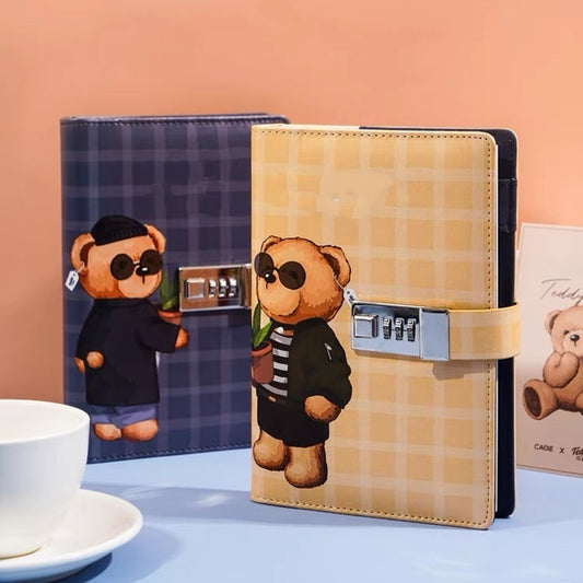 Libreta de contraseñas con tarjeta Tide B6 con cerradura, libro de contabilidad - Zhibo