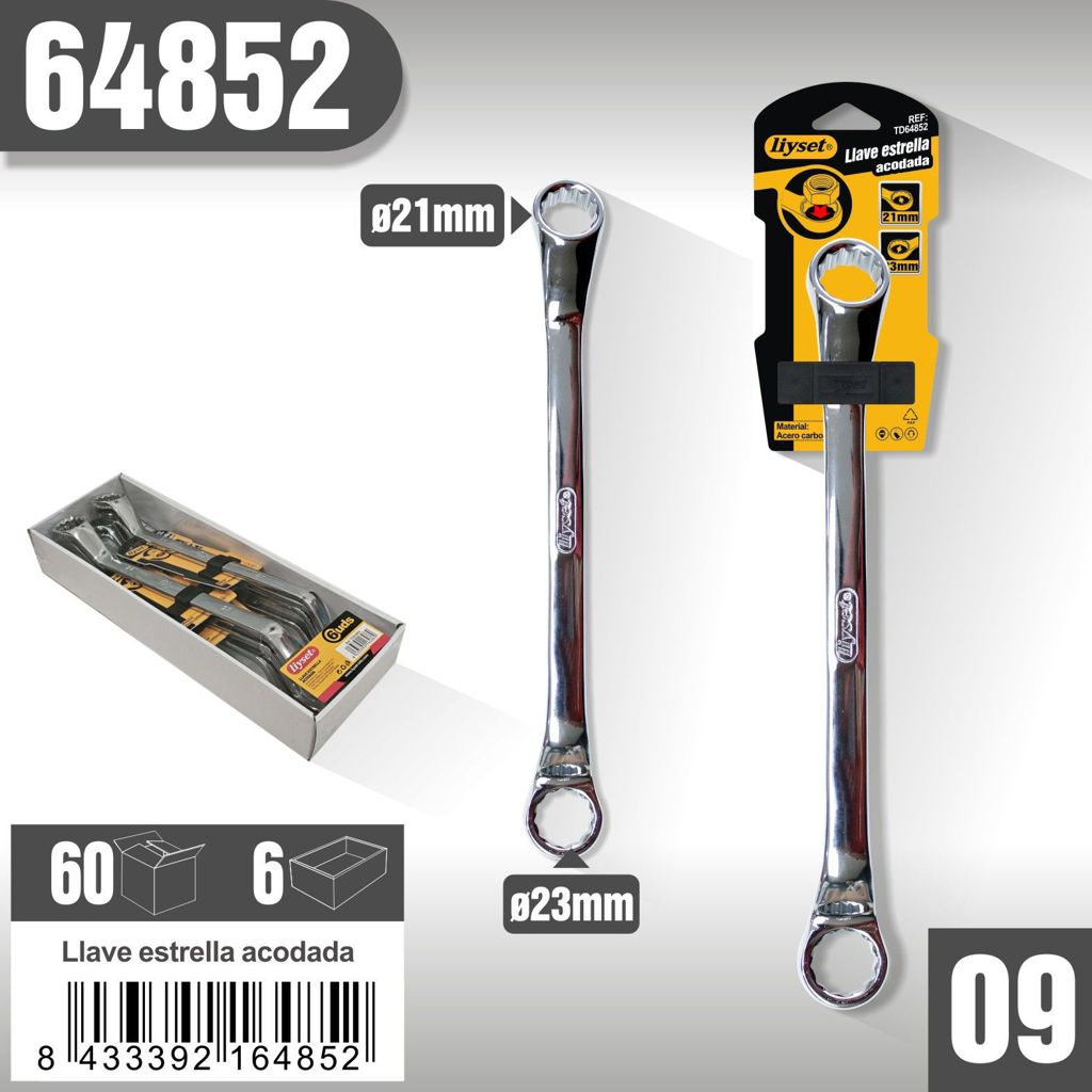 Liyset - Llave Fija Combinada 21mm