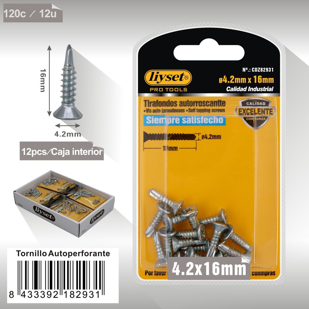 Liyset - Tornillo Autoperforante