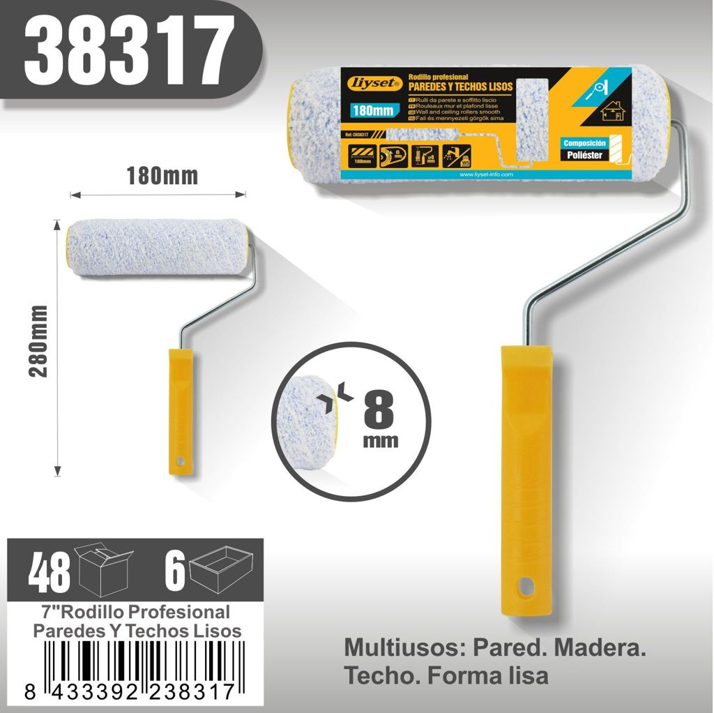 Liyset - Multiusos ; Pared, Madera, Techo, Forma Lisa,..