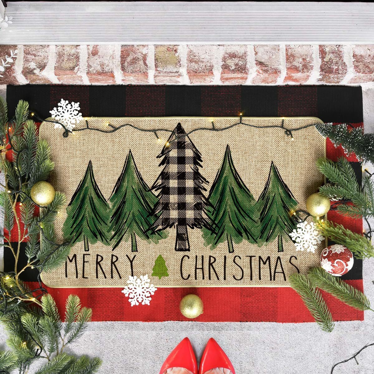 Navidad - Tapete decorativo navideño - Zhibo