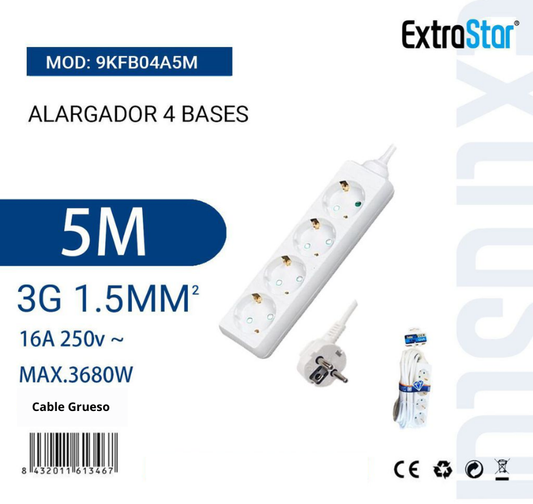 ExtraStar - Alagador 5M, 4 Bases
