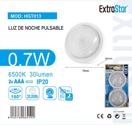 ExtraStar - Luz de Noche Pulsable