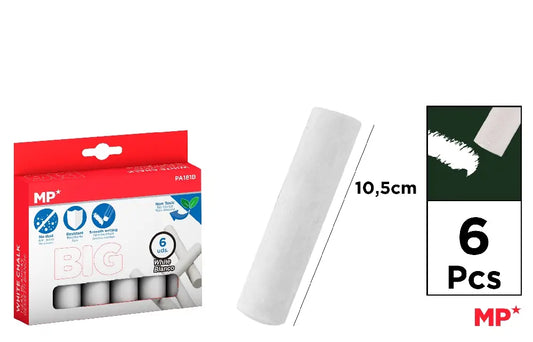 MP - TIZAS GIGANTES 6 BLANCOS