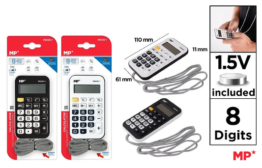 MP - CALCULADORA PORTÁTIL CON CORDÓN