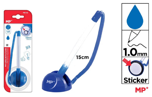 MP - BOLÍGRAFO CON PEANA PUNTA 1.0 mm