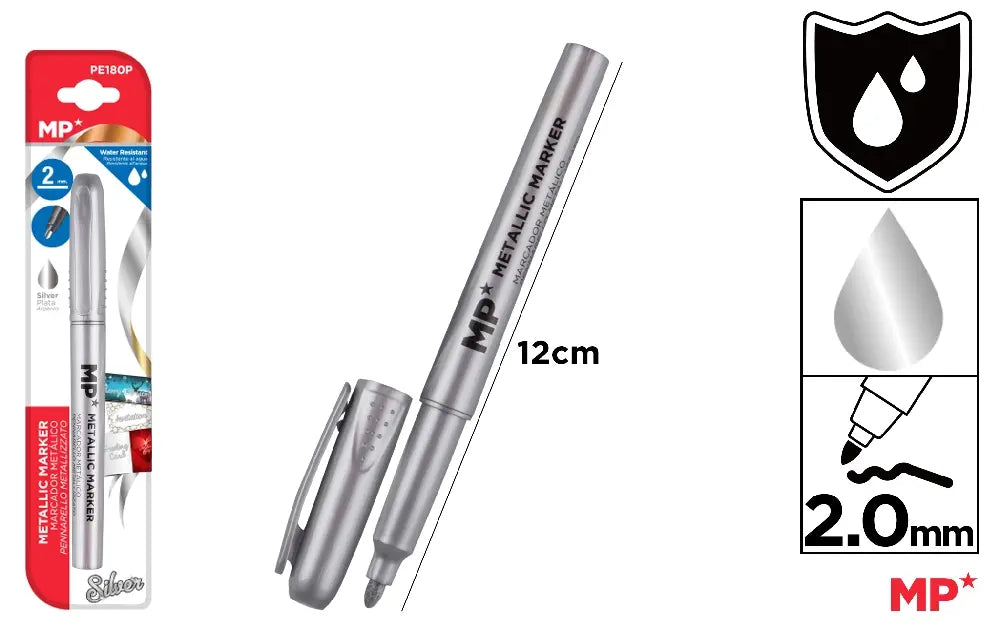 MP - ROTULADOR METALIZADO PLATA
