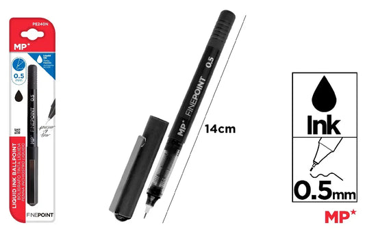 MP - BOLÍGRAFO TINTA LÍQUIDA PUNTA AGUJA OSCURO