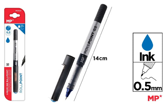 MP - BOLÍGRAFO TINTA LÍQUIDA PUNTA BALL AZUL
