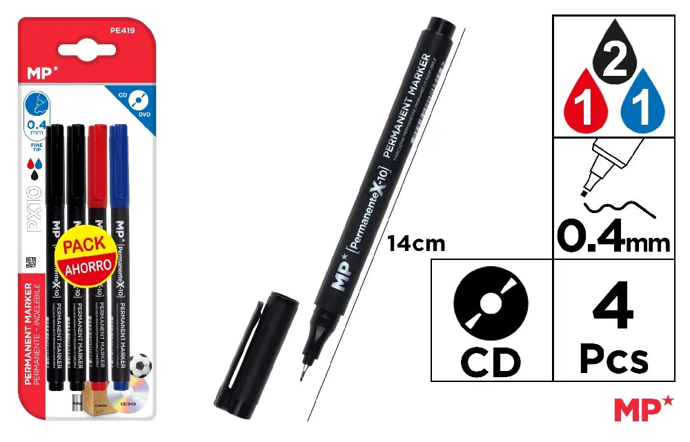 MP - MARCADOR CD PUNTA FINA