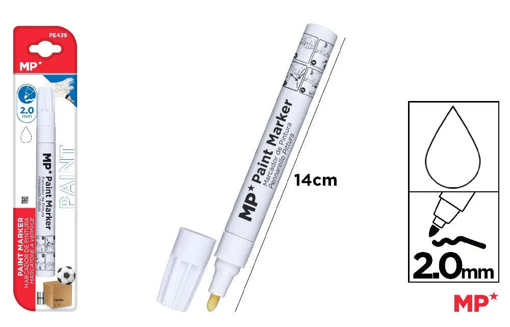 MP - MARCADOR DE PINTURA BLANCO