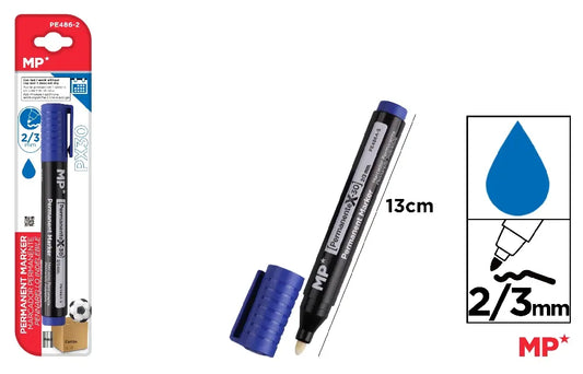 MP - MARCADOR PERMANENTE AZUL NO DRY