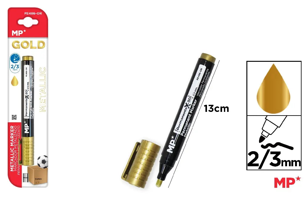 MP - MARCADOR PERMANENTE ORO