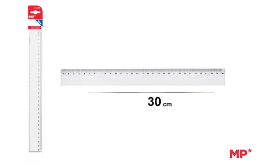 MP - REGLA DE PLÁSTICO 30 cm