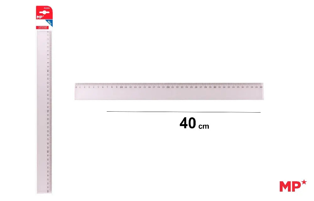 MP - REGLA DE PLÁSTICO 40 cm