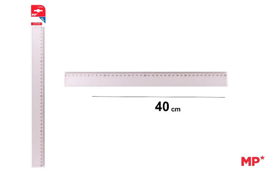 MP - REGLA DE PLÁSTICO 40 cm