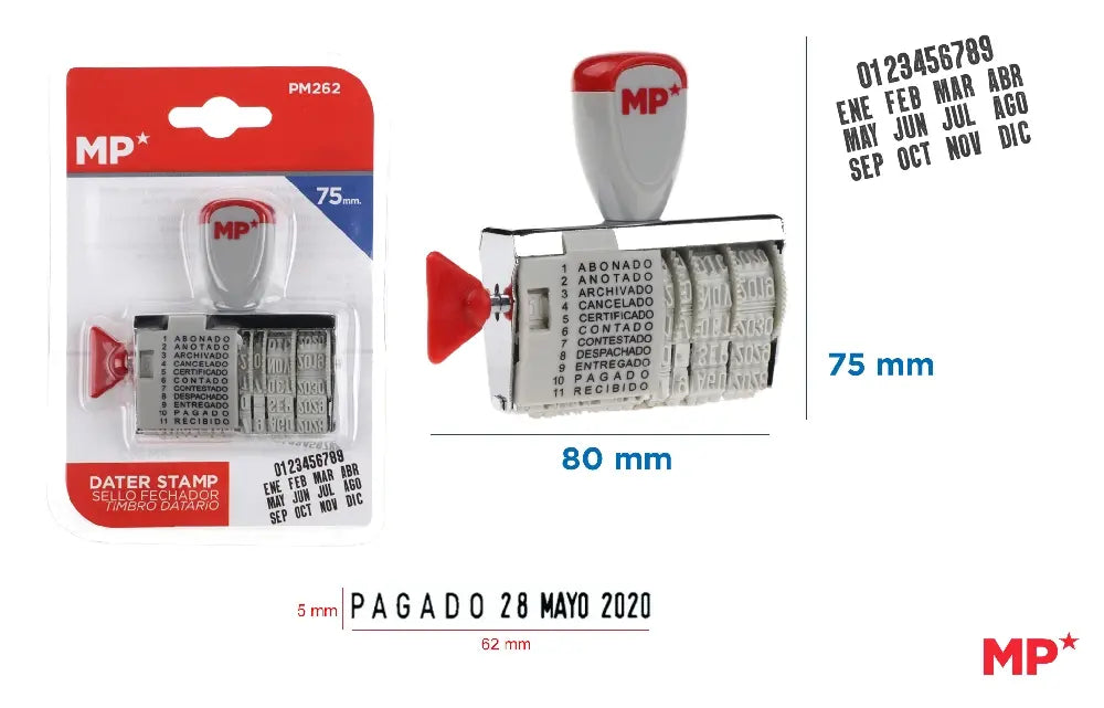MP - SELLO FECHADOR 5 x 62 mm