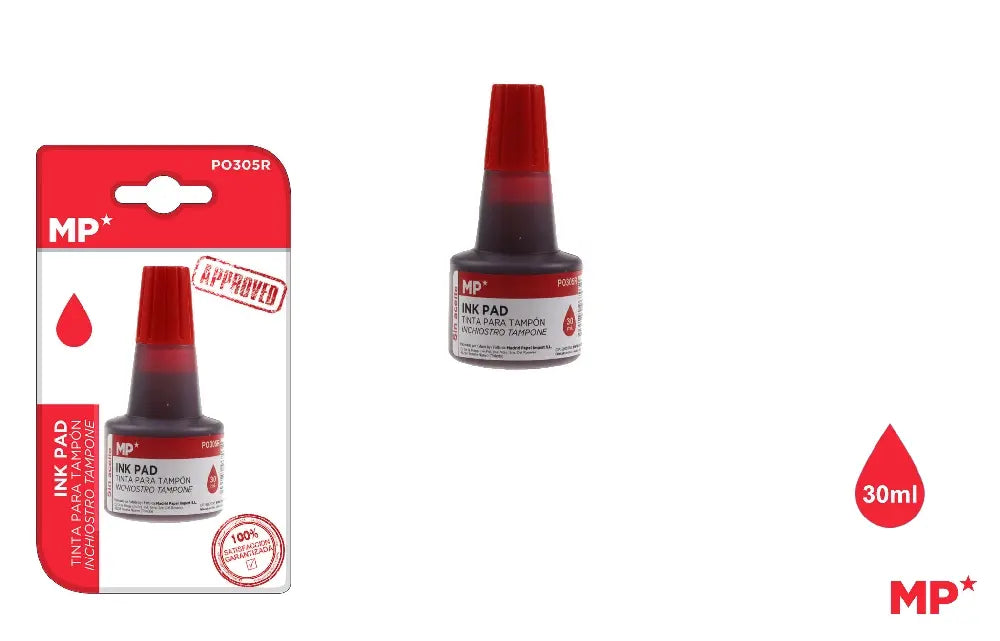 MP - TINTA TAMPÓN 30 ml ROJO
